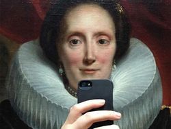 Kocak! Lukisan Abad Pertengahan Terlihat Lagi Selfie