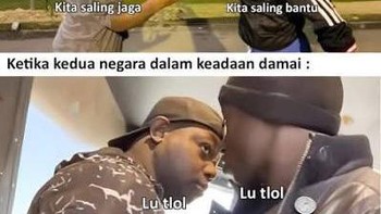 Kelakuan sodara serumpun. Foto: X.com