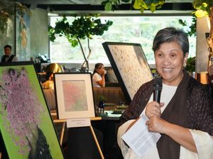 Lestari Moerdijat Apresiasi Pameran Lukisan untuk Dukung Penyintas Kanker