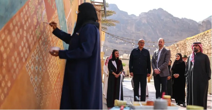 Potret Pangeram William Kunjungi Arab Saudi, Singgah di Al Ula