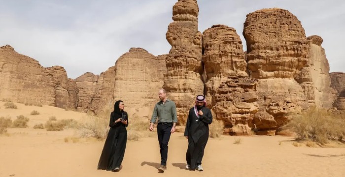 Pangeran William pertama kali ke Arab Saudi