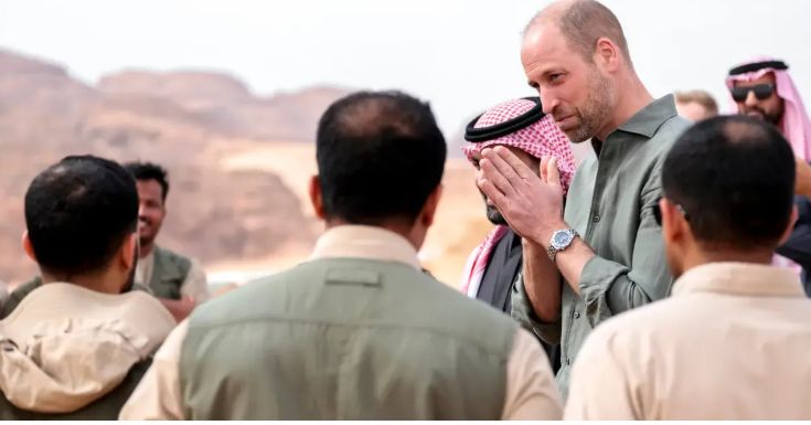 Pangeran William pertama kali ke Arab Saudi
