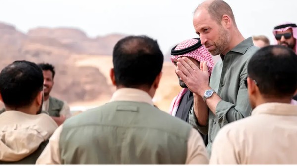 Potret Pangeran William Kunjungi Arab Saudi, Singgah di Al Ula