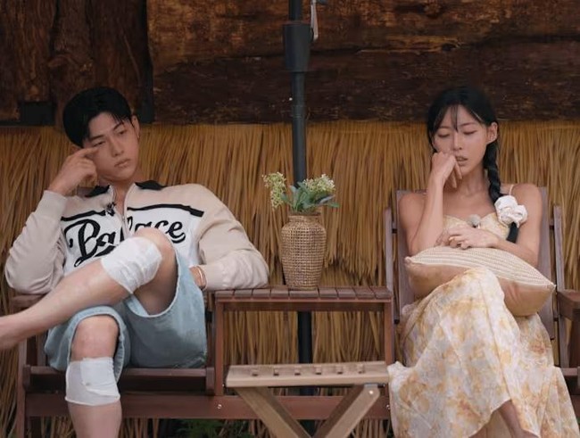 Kim Min Gee dan Song Seung Il berakhir bersama meski sempat terseret drama cinta segitiga dengan Choi Mina Sue dan beberapa miskomunikasi lainnya. Mereka keluar sebagai end game couple di Single’s Inferno 5. Foto: dok. Netflix