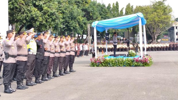 Polda Metro Jaya menggelar apel siaga kamtibmas 'Jaga Ibu Kota Jakarta Untuk Indonesia'