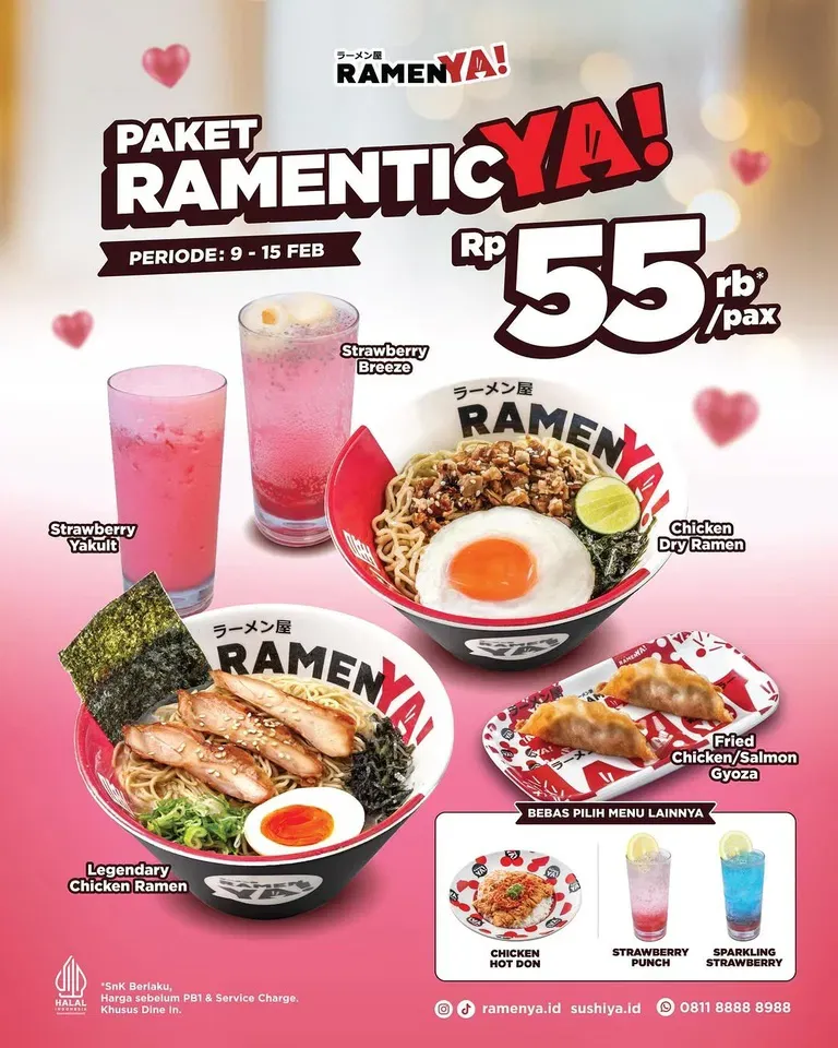 Promo makan Valentine