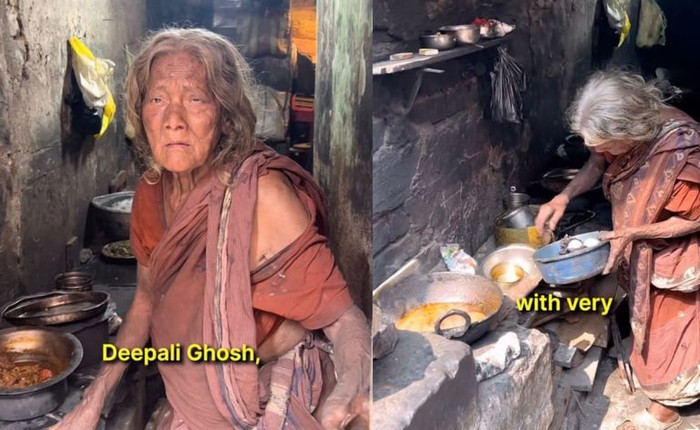Nenek 70 Tahun Ini Tetap Buka Warung Makan Meski Sepi Pembeli