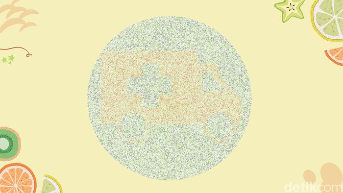 Gambar ini menguji kepekaan mata dalam membedakan warna dan pola. Coba yang ngaku nggak buta warna, bisa menjawabnya dengan cepat?