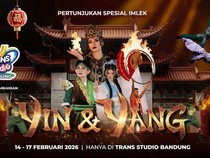 Promo Hingga 55%! Pertunjukan Spesial Imlek Yin & Yang 2026 di Trans Studio Bandung