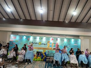 Aksi #BeraniGundul Warnai Peringatan Hari Kanker Anak Internasional
