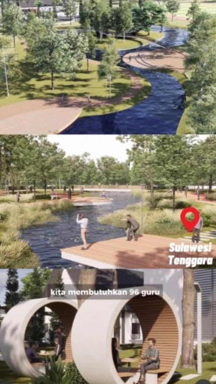 Hunian kepsek-guru SMA Garuda