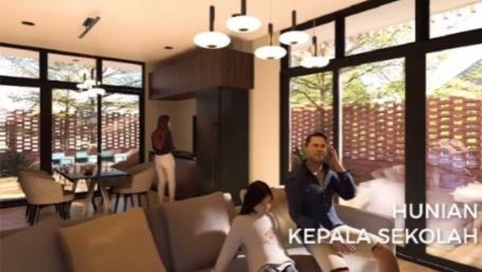 Hunian kepsek SMA Garuda