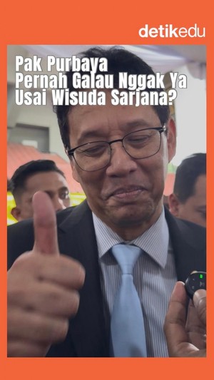 Video Pak Purbaya Pernah Galau Nggak Ya Usai Wisuda Sarjana?