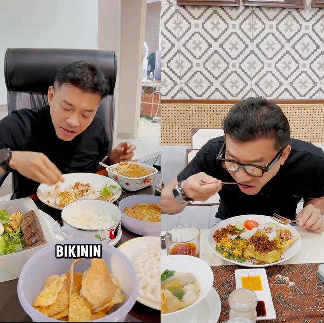 Anang Hermansyah Doyan Kulineran, Cicip Pecak Tempe hingga Makan Siang di Warteg