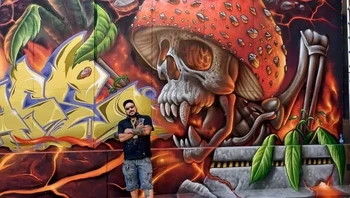 Street View Jam karya WEB3 and SKASE di Italia. Foto: via StreetArtUtopia