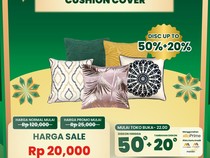 Sarung Bantal Sofa Cuma Rp 20 Ribu, Buruan ke Transmart Full Day Sale!