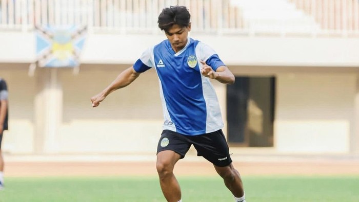 Winger PSIM Jogja, Riyatno Abiyoso, Minggu (15/2/2026).