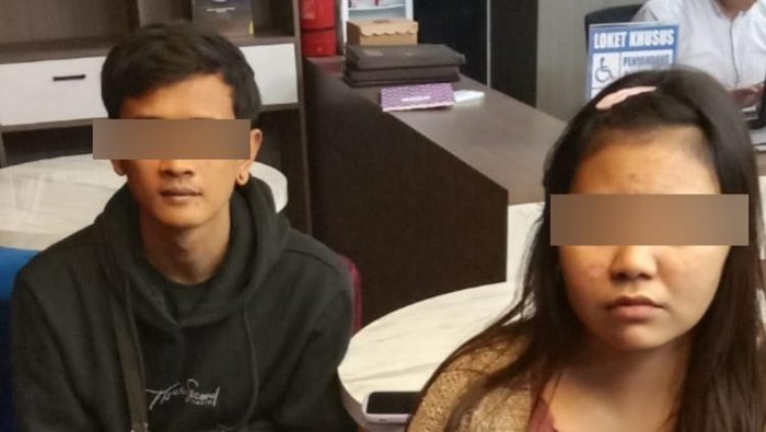 Fahrul Agusti (30) dan Sellyna Adika Wahyuni (26), pelaku penyiksaan balita yang masiuh keponakannya di Surabaya