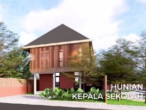 Video Desain Fasilitas Calon Rumah Kepsek-Guru Sekolah Garuda