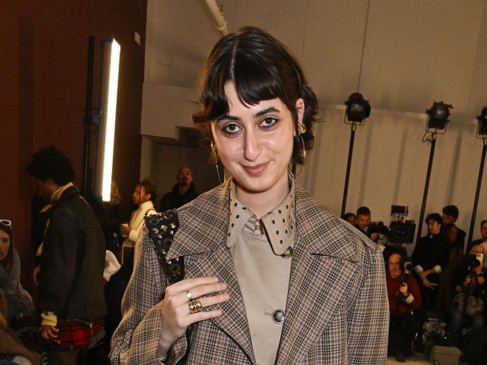 Rama Duwaji at the Diotima fashion show as part of RTW Fall 2026 on February 15, 2026 in New York, New York. (Photo by Gilbert Flores/WWD via Getty Images)