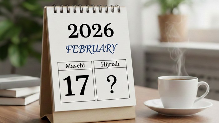 Kalender Hijriah hari ini 17 Februari 2026.