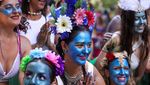 Karnaval Pena de Pavao de Krishna Meriahkan Jalanan Belo Horizonte