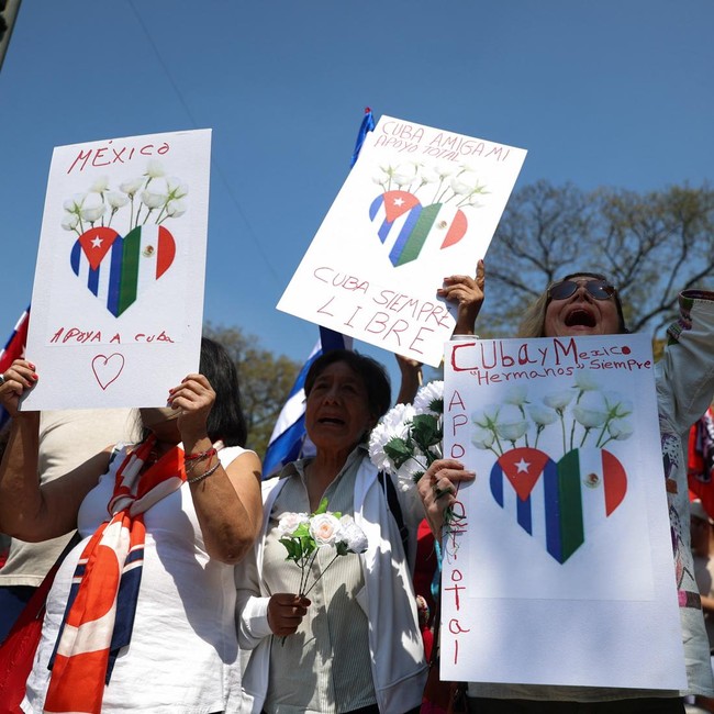 Krisis BBM Kuba Memanas, Aksi Solidaritas Meledak di Depan Kedutaan di Meksiko