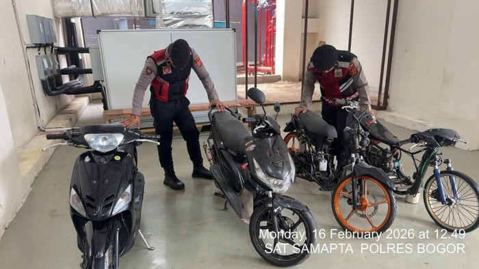 Polres Bogor Tangkap Motor Brong Jelang Ramadan, Patroli Kencan Keamanan