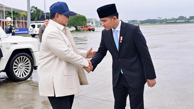 Prabowo bertolak ke Washington DC untuk bertemu Presiden Trump, Senin (16/2/2026).
