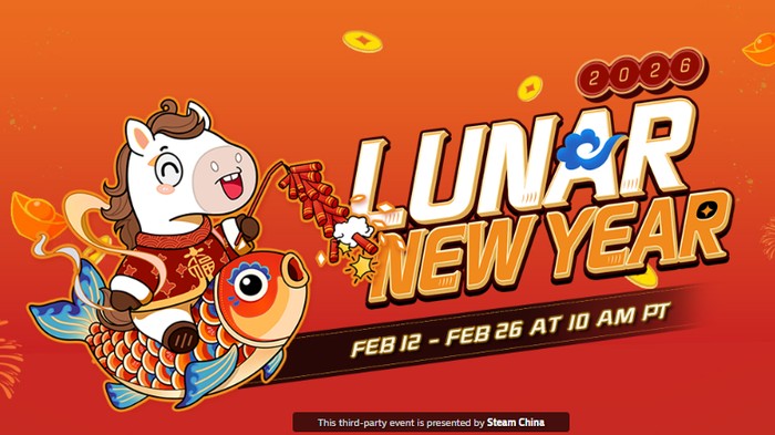 Dalam rangka merayakan Tahun Baru Imlek 2026, Valve memangkas sejumlah game di Steam. Saat ini, pemain dapat membeli game PC dengan harga lebih terjangkau, karena didiskon hingga 90%,.