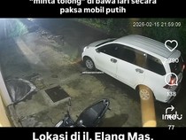 Viral Rekaman CCTV Wanita Minta Tolong dalam Mobil di Kartasura