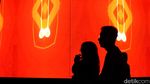 Ribuan Warga Padati Jakarta Light Festival di Kota Tua