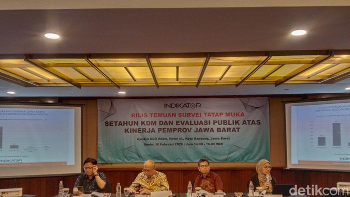 Rilis survei Indikator Politik Indonesia.