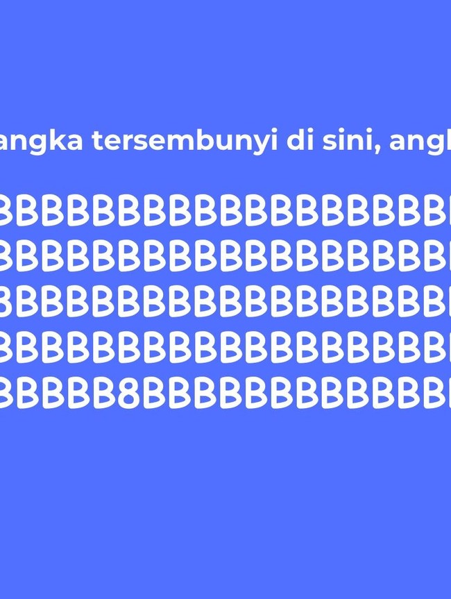 Butuh Mata Super Jeli! Bisakah Temukan Angka yang Berbeda?
