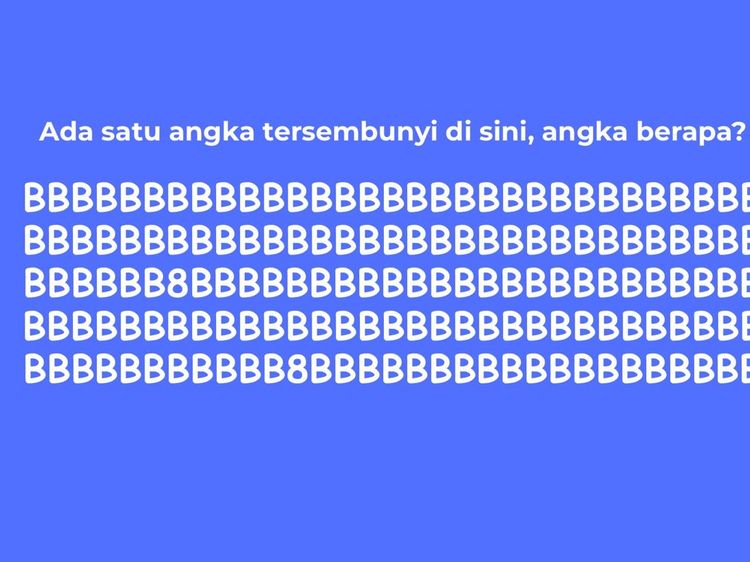 Butuh Mata Super Jeli! Bisakah Temukan Angka yang Berbeda?