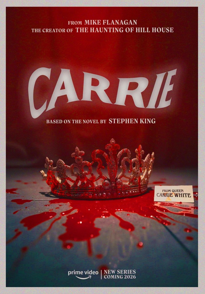 Poster serial terbaru Carrie adaptasi novel Stephen King disutradarai Mike Flanagan.