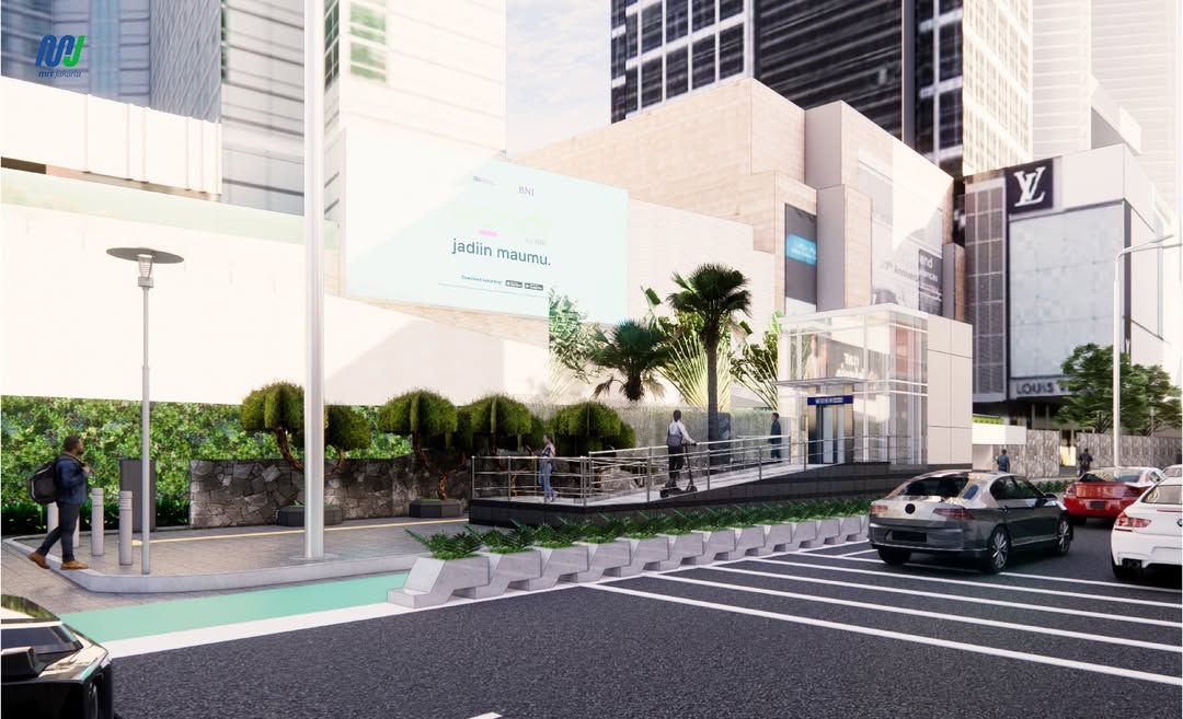 Extended Concourse MRT Bundaran HI. (Instagram/mrtjkt)