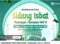 Hasil Sidang Isbat Hari Ini: Awal Puasa 1 Ramadan 2026 Mulai Kapan?