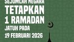 Penetapan 1 Ramadan di Sejumlah Negara