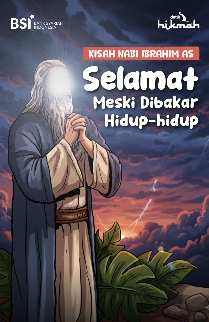 Kisah Nabi Ibrahim AS, Selamat Meski Dibakar  Hidup-hidup
