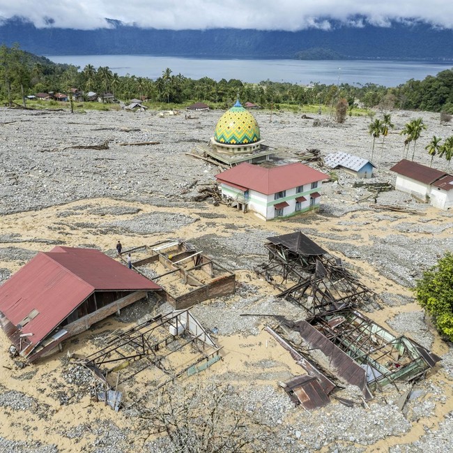 Kondisi Nagari Sungai Batang Pascabanjir Susulan