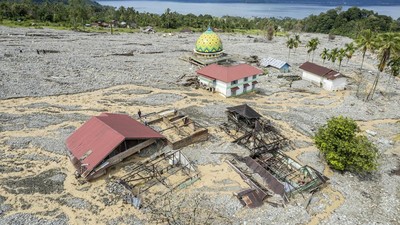Kondisi Nagari Sungai Batang Pascabanjir Susulan