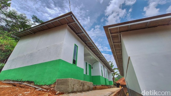 Kondisi rumah baru korban terdampak longsor Arjasari, Kabupaten Bandung.