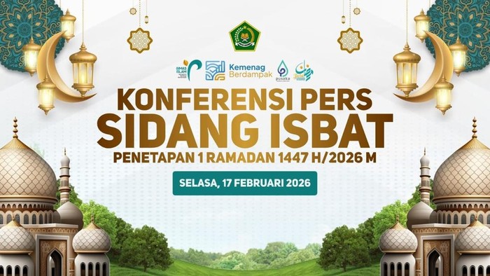 Link live sidang isbat Ramadhan 2026 resmi Kemenag RI.