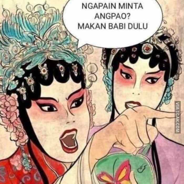 Meme Angpao: Daripada Nanya Kapan Kawin, Mending Tanya Nomor Rekening