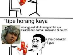 Meme Angpao: Daripada Nanya Kapan Kawin, Mending Tanya Nomor Rekening