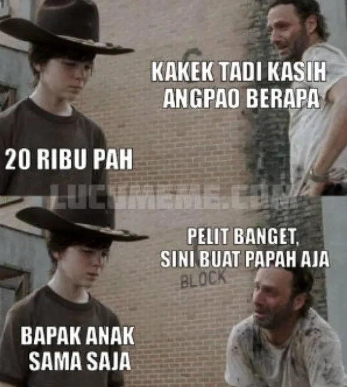 Meme Angpao: Daripada Nanya Kapan Kawin, Mending Tanya Nomor Rekening