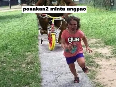 Meme Angpao: Daripada Nanya Kapan Kawin, Mending Tanya Nomor Rekening