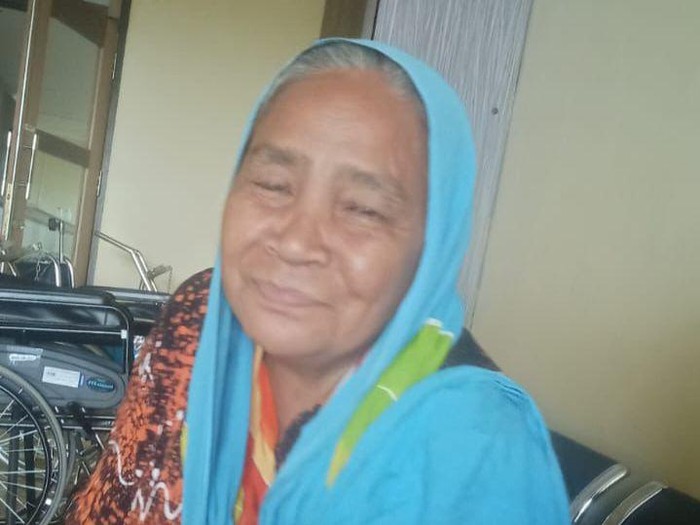Nenek yang selamatkan cucunya dari serangan buaya di depan rumah di Bengalon, Kutim.