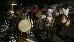 Pawai Obor Penyintas Banjir Bandang Sambut Ramadan di Agam